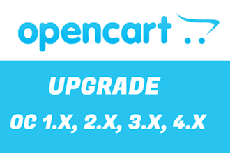upgrade opencart store to lastest version