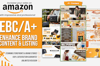 design professional amazon ebc a plus content listing images
