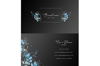 design an elegant business card