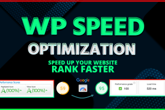 do wordpress website speed optimization and increase wp website page speed