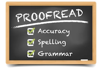 proofread or edit english content for you