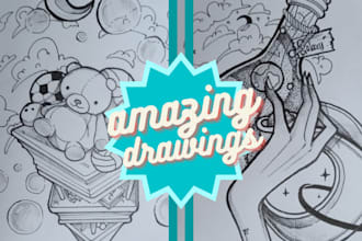 do drawings for concepts, logo design and open to request