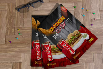 do any food poster, flyer, menu, or instagram ads