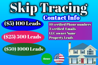 do best skip tracing and lead generation for USA