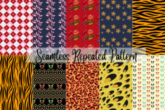 design unique vector seamless textile repeat pattern