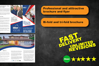 design professional and attractive brochure, flyer