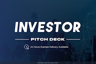 design professional powerpoint presentation and pitch deck