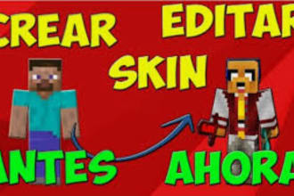 make fully custom minecraft skins for you