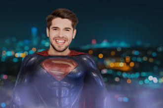 edit your face onto a superhero