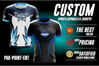 do any custom sports jersey design or sublimation jersey
