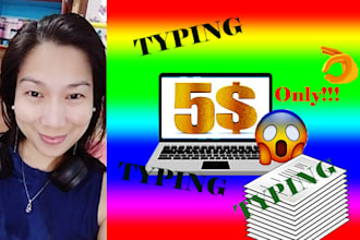 we convert documents, jpeg PDF word and other 5dollar per 15 pages
