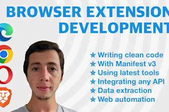 develop extension for browsers
