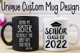 create custom mug design and coffee mug design for your pod business