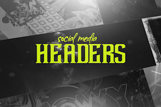 create social media header