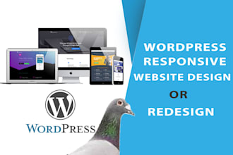 setup modern wordpress website design or redesign