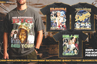 design high quality 90s vintage bootleg rap t shirt