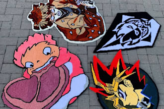 make a real custom rug from any picture or design