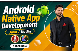 develop android apps using java and kotlin