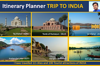 make customized travel plan for india
