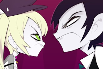 draw you hazbin hotel art