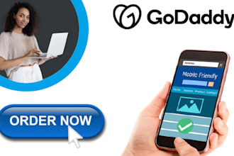 design attractive godaddy website redesign and seo