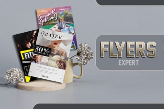 do party event  fashion food business etc flyers and poster