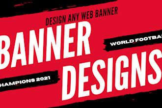create one unique and professional banner ad