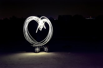 light paint your name or message