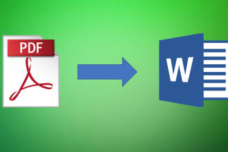 convert your PDF document to ms word