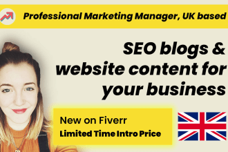 write you an SEO blog post for your business website
