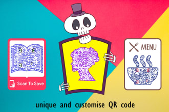 create custom qr code design with embedded logo