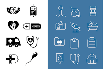 Best Price! design medical icon and ultra crisp vector line icons