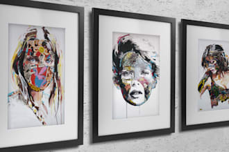 create photorealistic frame PRESENTATION for your Designs