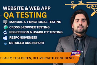 do manual QA testing for your website, web app, mobile app, saas, or software