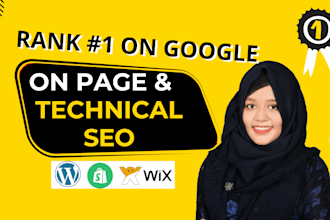 do complete onsite and technical SEO service for google ranking