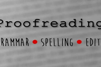 proofread and edit content