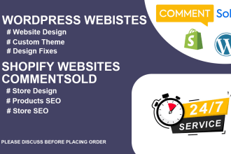 design and develop website in required cms