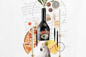do digital collage artwork