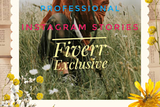 design awesome animated instagram story