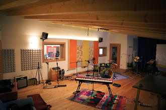 professional music production with real instruments