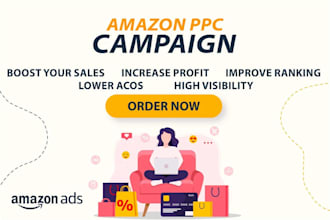 setup professional amazon PPC campaigns, sponsored ads