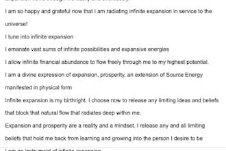 create affirmations for your desires