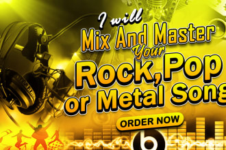 mix your metal, rock or pop song