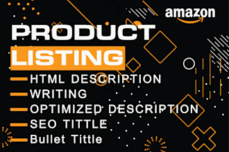 write amazon product listing SEO product description