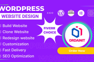 redesign a responsive wordpress revamp website and website optimization