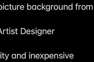 it costs only 5 to remove the background of your picture