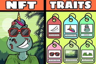 create unique, custom characters for nft art collection