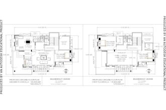 do all types of drawings 2d floor plan and estimation