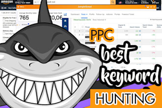 find advanced keyword research and amazon PPC campaigns