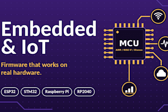 design and build embedded firmware and iot systems